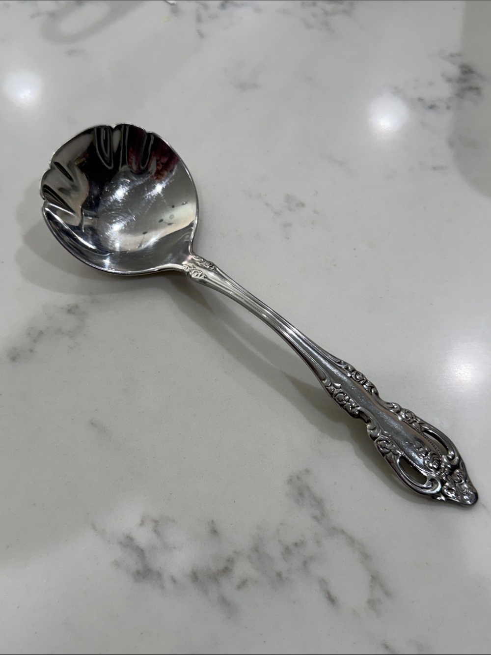 Oneida Community Glossy Stainless steel Gravy ladle Server Flatware